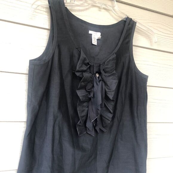 Jcrew ruffle tank top size 8 - Picture 4 of 8
